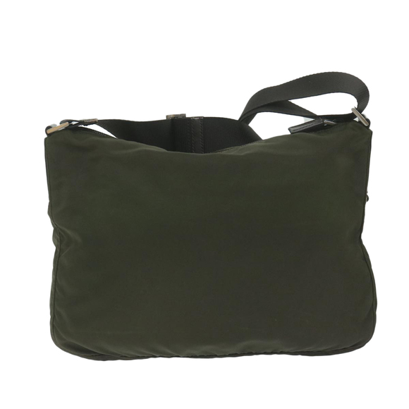 PRADA Shoulder Bag Nylon Khaki Auth 62330 - Picture 3 of 16